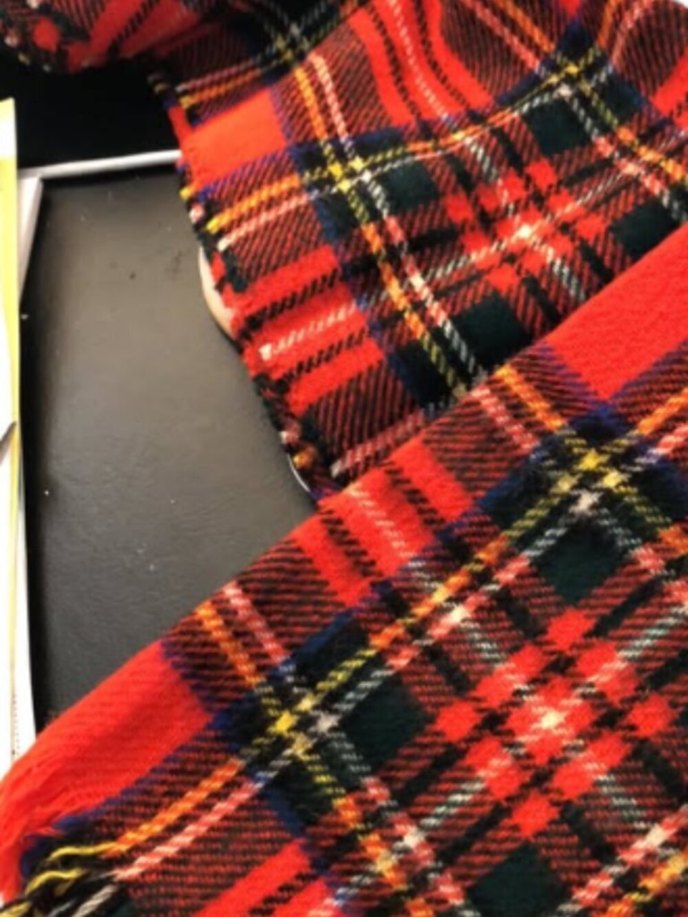 The Scotch House London Plaid Scarf 100% Wool